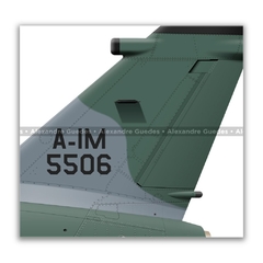 AMX INTERNACIONAL A-1M, FAB 5506, 1º/10º GAV - Art In Profiles - Os melhores Posters de Aviação