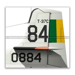 CESSNA T-37C, FAB 0884 - Art In Profiles - Os melhores Posters de Aviação