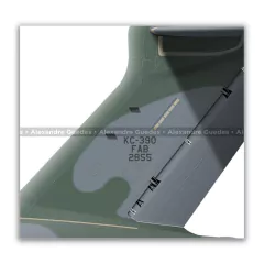 EMBRAER KC-390 MILLENNIUM, FAB 2855, 1º GTT - Art In Profiles - Os melhores Posters de Aviação