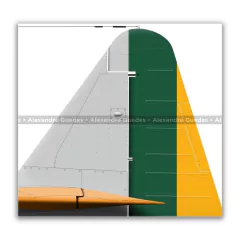 NORTH AMERICAN T-6, FAB 1435, AFA - Art In Profiles - Os melhores Posters de Aviação