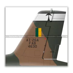 ATLAS IMPALA MKAT-26 XAVANTE, FAB 4620, 2º/5º GAV - Art In Profiles - Os melhores Posters de Aviação