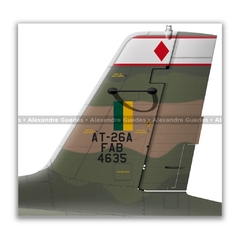 ATLAS IMPALA MK2 AT-26A, FAB 4635, 1º/4º GAV - Art In Profiles - Os melhores Posters de Aviação