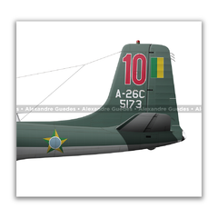 Douglas A-26C, FAB 5173, 1º/10º GAV, BASP - Art In Profiles - Os melhores Posters de Aviação