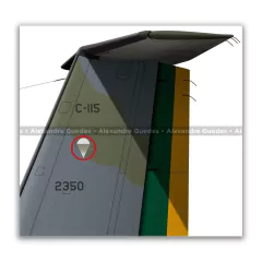 DE HAVILLAND CANADA C-115 BÚFALO, FAB 2369 - Art In Profiles - Os melhores Posters de Aviação