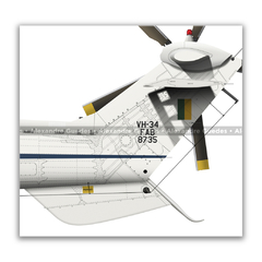 AEROSPATIALE VH-34 SUPER PUMA, FAB 8735, 3º/8º GAV - Art In Profiles - Os melhores Posters de Aviação