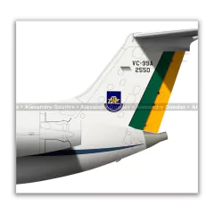 EMBRAER VC-99A, FAB 2550, GTE - Art In Profiles - Os melhores Posters de Aviação