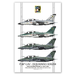 AERONAVES AMX INTERNATIONAL A-1B / A-1BM • 1/16 GAV - ESQUADRÃO ADELPHI • FAB