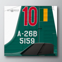 Imagem do Poster A-26B Invader | FAB-5159. O Veterano de Três Guerras que operou na FAB.