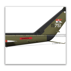 Bell UH-1H Iroquois / Huey , U.S. Army, S/N 617571 "Dark Horse Six" 16th Cavalry - online store