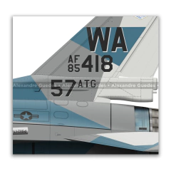 GENERAL DYNAMICS F-16C BLOCK 25 - USAF 85-0418 - tienda online