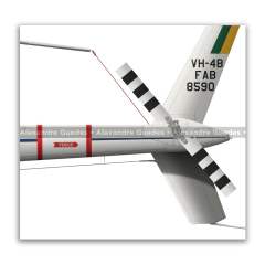 Bell 206B JetRanger II/ VH-4B , FAB 8590, CLA - Centro de Lançamento de Alcântara - online store