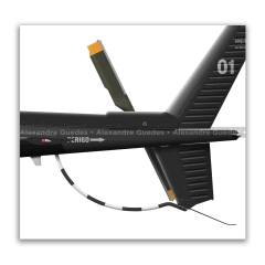Helibrás AS-350 B2 ESQUILO, SESPDS, GAP, PR-YFF, Preto - tienda online