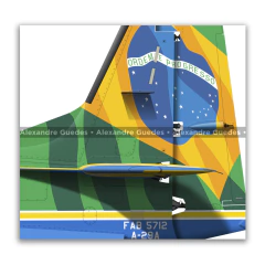 Image of Poster A-29A Super Tucano, FAB 5712: Um show da Esquadrilha da Fumaça.