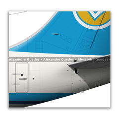 Imagen de Boeing 737-200, PP-SMR, VASP, última pintura.