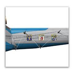 Bell 205 D/H Iroquois SH-1D, FAB 8530, 1º/8º GAV - Esquadrão Falcão - loja online