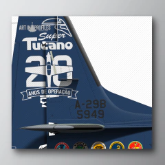 Imagem do Poster A-29 Super Tucano | Pintura Histórica "20 Anos de Operação na FAB"