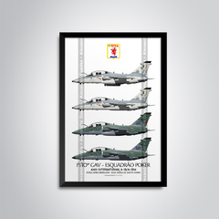 AERONAVES AMX INTERNATIONAL A-1B / A-1BM • 1/10 GAV - ESQUADRÃO POKER • FAB - comprar online