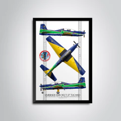 Embraer T-27 Tucano, FAB 1371, EDA, 3 vistas - buy online