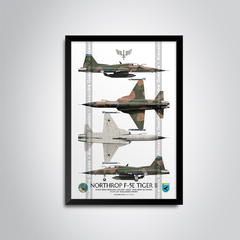 Northrop F-5E Tiger II, FAB 4827, 1º/14º GAV - Esquadrão Pampa, 4 vistas - comprar online