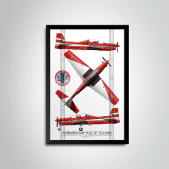 Embraer T-27 Tucano, FAB 1331, EDA, 3 vistas - buy online