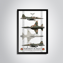 Northrop F-5E Tiger II, FAB 4845, 1º GAVCA, 4 vistas - comprar online