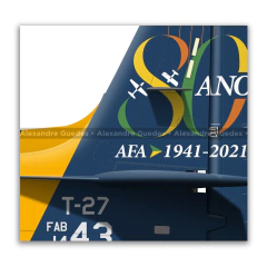 Imagen de AFA 80 Anos, T-25 e T-27 com pintura comemorativa.