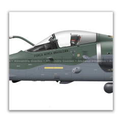 AVIONES INTERNACIONALES AMX A-1 / A-1A / A-1M • 1/10 GAV - ESCUADRÓN DE POKER • FAB - tienda online