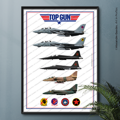 TOP GUN MOVIE, 1986. 50 x 70 cm