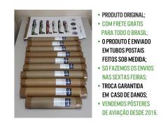 SUPER POSTER ESQUADRILHA DA FUMAÇA - Edición limitada.