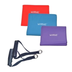 Kit Faixa Elástica Tipo TheraBand + Puxador