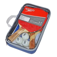 Kit Completo Tênis de Mesa Speedo Raquetes, Bolas e Rede