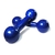 Halter 3kg Emborrachado PVC o Par Azul