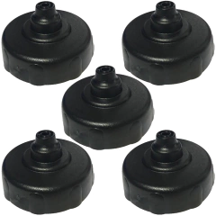 Kit 5 Tampa para Squeeze Automático 1lt Rythmoon Preto