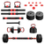Halter Barra Kettlebell Kit Musculacao 6 Em 1 Anilha Ajustavel - 15KG - loja online