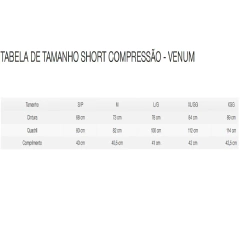 Short de Compressão MMA Venum Jaws 9014
