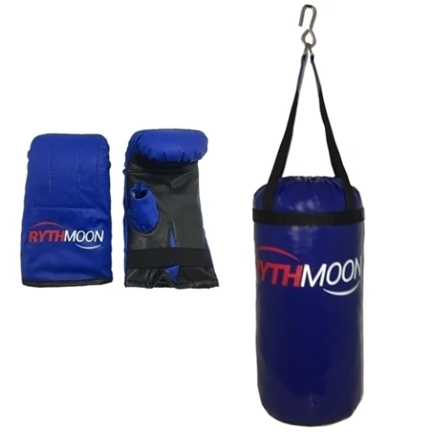 Kit Boxe Infantil com Saco de Pancada e Luvas Rythmoon ST