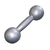 Halter 7kg Emborrachado PVC - comprar online