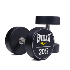 Kit Dumbbell PU Everlast Inox de 20kg - Par