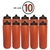 Kit com 10 Squeeze Aut Tipo Gatorade 1lt Rythmoon s/logo laranja/preto