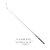 Estilete Sasaki 60cm Glitter estojo M-781H-F - Rythmoon
