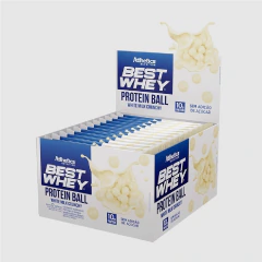 Caixa Best Whey Atlhetica Nutrition Protein Ball 12Un - 600g