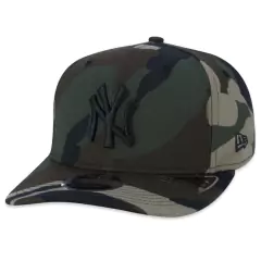 Boné 9FIFTY Stretch Snap Snapback MLB New York Yankees Aba Curva New Era