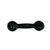 Halter 1kg PVC Preto Emborrachado Rythmoon