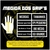 Hand Grip Couro com Munhequeira Elástica Neon 2 em 1 Be Stronger - Rythmoon