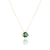 Colar pedra verde esmeralda - comprar online