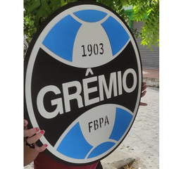 Escudo do Grêmio em Alto Relevo Médio e Grande - loja online