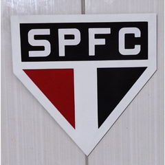 Imagem do Escudo do São Paulo em Alto Relevo Médio e Grande