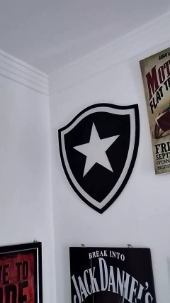 Escudo do Botafogo em Alto Relevo Médio e Grande - loja online
