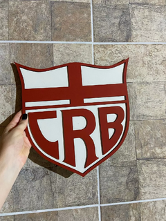 Imagem do Escudo do CRB em Alto Relevo Médio e Grande