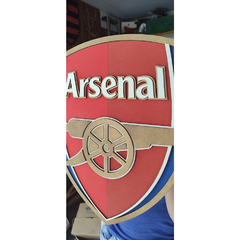 Escudo do Arsenal Football em Alto Relevo Médio e Grande - loja online